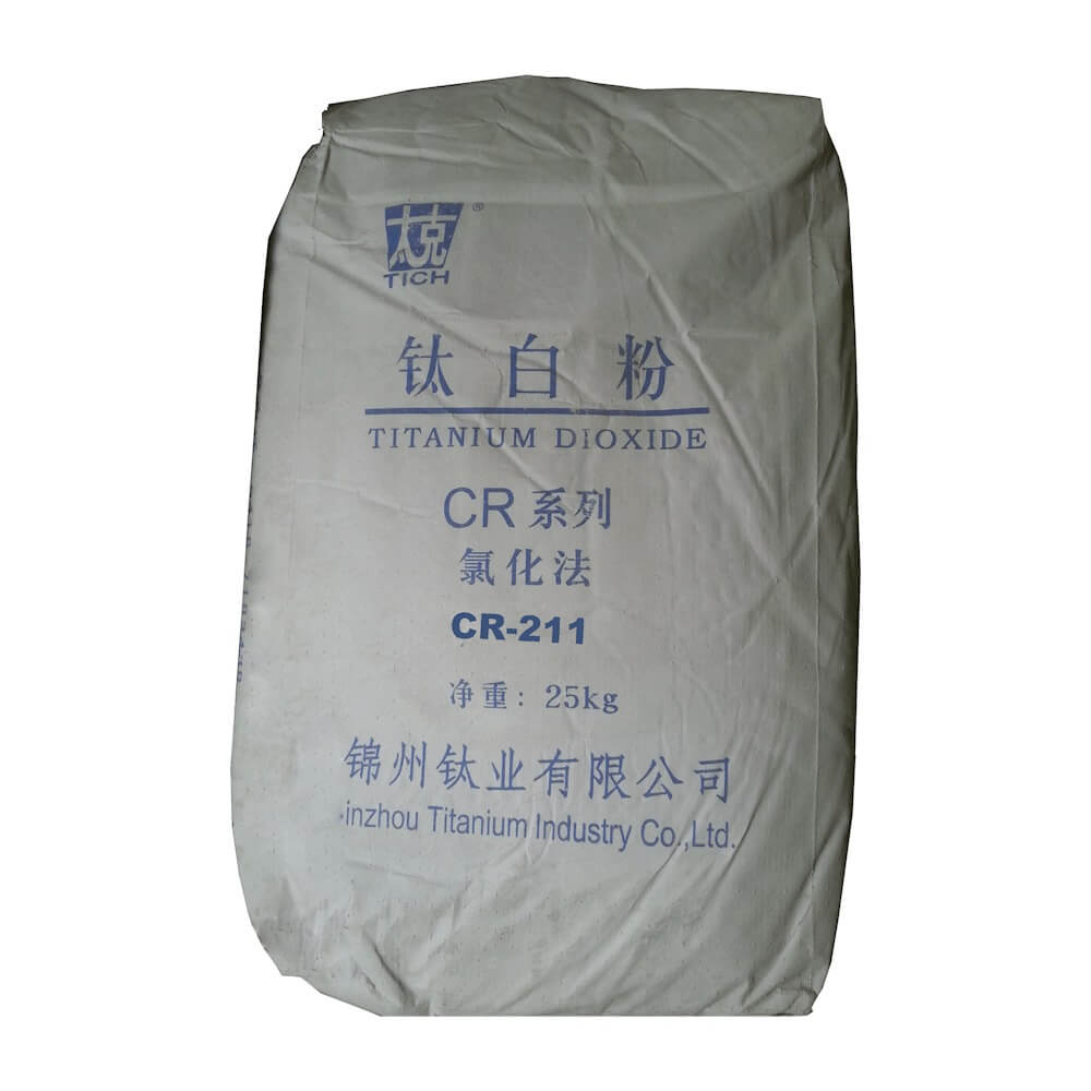 锦州太克CR-211 塑料用钛白粉 抗黄变 高遮盖 分散性好 蓝相